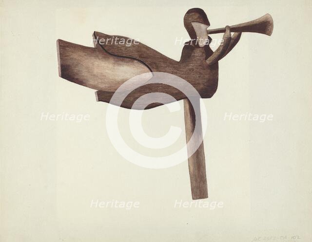 Weather Vane, 1935/1942. Creator: Mildred E Bent.