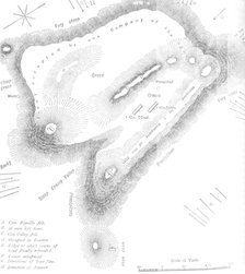 'Plan of the Summit of Majuba Hill, (February 27, 1881)', c1880s. Artist: Unknown.