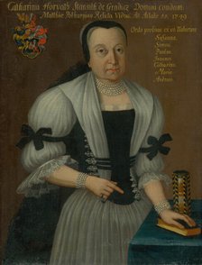 Portrait of Katarína Horvath-Stancic, aged fifty-five, 1749. Creator: Ján Gottlieb Kramer.