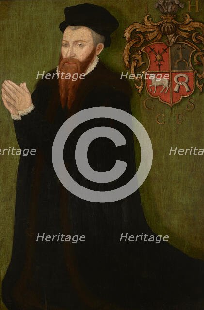 Portrait of Jan Herbut of Felsztyn (1508-1577), Castellan of Sanok and Starost..., between 1550-1580 Creator: Unknown.