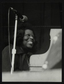 Pianist Mary Lou Williams at the Newport Jazz Festival, Ayresome Park, Middlesbrough, July 1978. Artist: Denis Williams