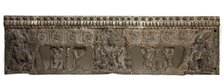 Frontal from the base of a funerary couch..., Period of Division, Northern Qi dynasty, 550-577. Creator: Unknown.