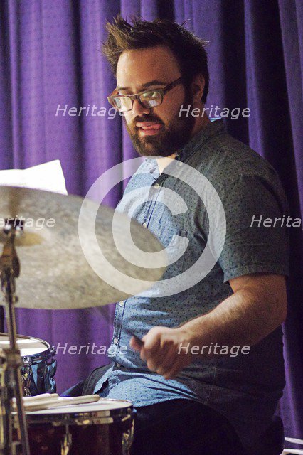 Colin Stranahan, Watermill Jazz Club, Dorking, Surrey, September 2015. Artist: Brian O'Connor.