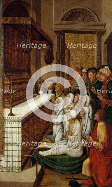 Six Resurrections before the Relics of Saint Stephen. Artist: Gascó, Pere (1502/05-1546)