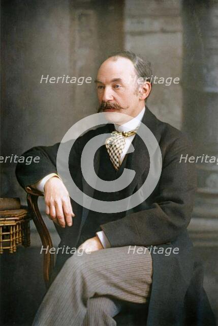 Thomas Hardy, English writer and poet, c1890. Creator: W&D Downey.