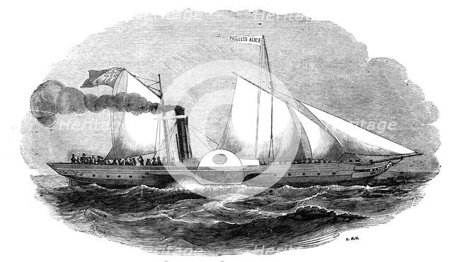 The Princess Alice, government steamer, 1844. Creator: Unknown.