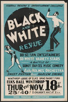 Black and White Revue, [193-]. Creator: Unknown.