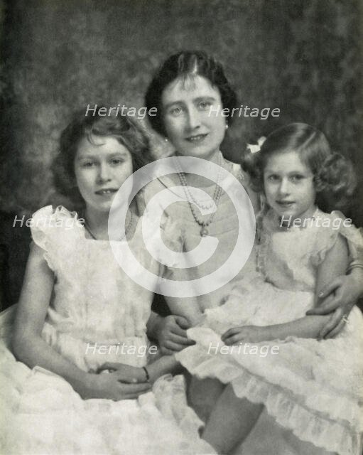 'Three Royal Ladies - 1937', 1947. Creator: Unknown.
