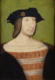 Portrait of Francis I (1494-1547), King of France, Duke of Brittany, Count of Provence, 1515. Artist: Clouet, Jean (c. 1485-1541)