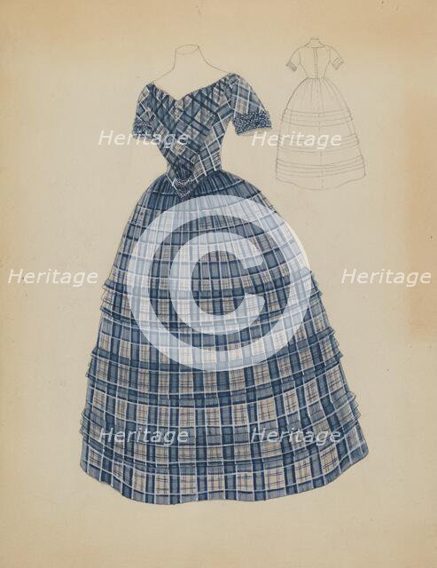 Dress, c. 1936. Creator: Bessie Forman.