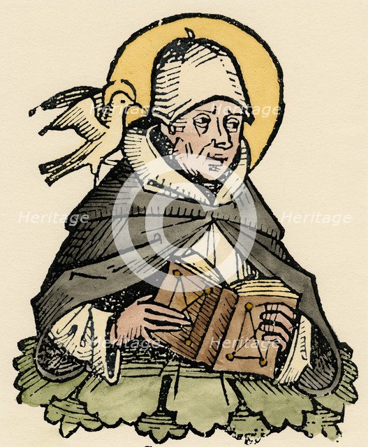 St Thomas Aquinas, 13th century Italian philosopher and theologian. Artist: Unknown