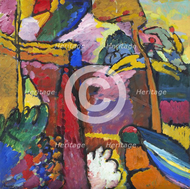 Study for Improvisation V, 1910. Artist: Kandinsky, Wassily Vasilyevich (1866-1944)