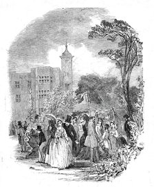 The Fete Champetre at Charlton House, sketched by G. Harrison, 1845. Creator: Unknown.