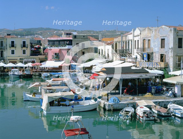 Old Harbour, Rethymnon, Crete, Greece.
