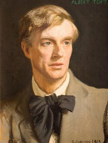 Portrait of Albert Toft (1862-1949), 1913.  Creator: George Clausen.