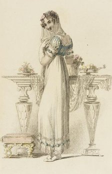 Fashion Plate (Ball Dress), 1814. Creator: Rudolph Ackermann.