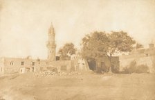 Vue prise à Béni-Souef, 1850. Creator: Maxime du Camp.