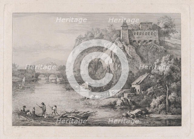 View of the Convent of the Barefooted Carmelites, 1807. Creator: Jean-Jacques de Boissieu.