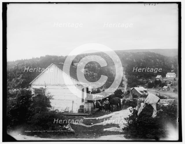 Cottage of inhabitant, Tadousac [sic], between 1890 and 1906. Creator: Unknown.