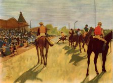 'At the Races', c1866-1868, (1937). Creator: Edgar Degas.