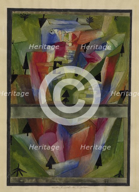 Landscape near E. (in Bavaria), 1921.