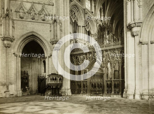 Ely Cathedral: Octagon into Choir, c. 1891. Creator: Frederick Henry Evans.