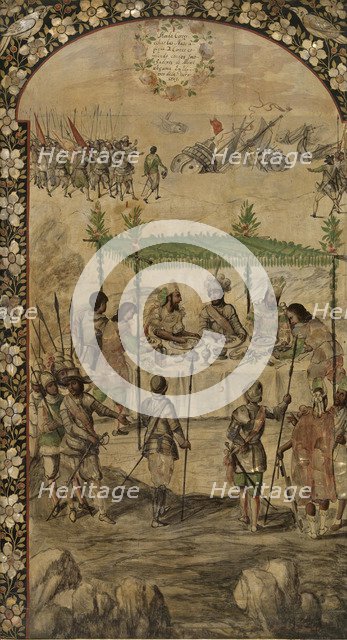 The Conquest of Mexico by Hernan Cortés.