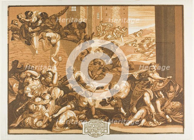The Massacre of the Innocents, from Opera Selectiora, 1739. Creator: John Baptist Jackson.