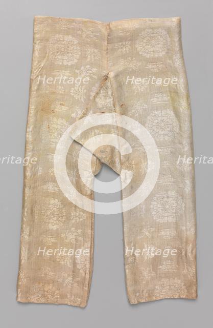 Prince's trousers and lining, 700s. Creator: Unknown.