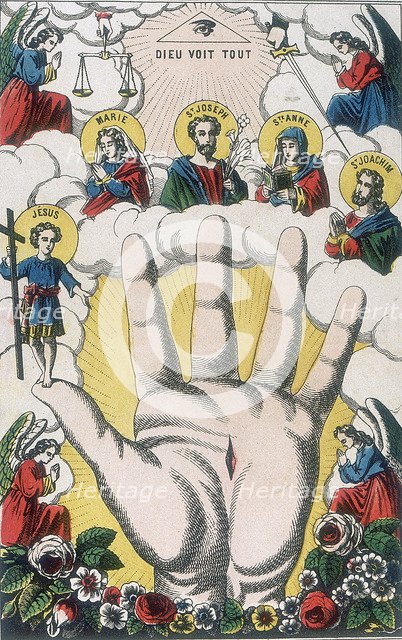 'The Powerful Hand', 19th century. Artist: Anon