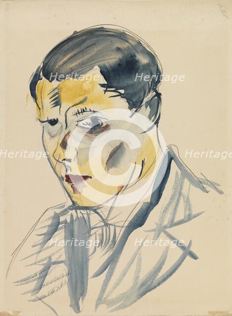 Self Portrait, 1917-1923. Creator: Sulho Sipila.