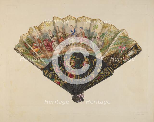 Fan, 1935/1942. Creator: Frank J Mace.