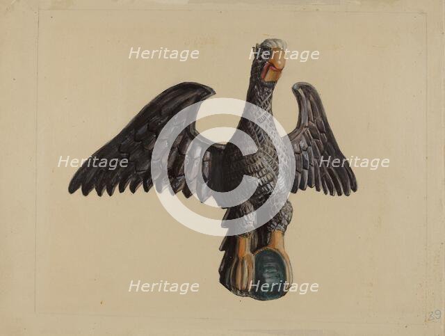 Eagle, c. 1937. Creator: Mina Lowry.
