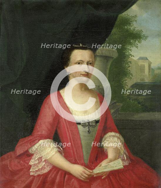 Jacoba Maria van Bueren said 'van Regteren' (1718-91), Wife of Johan Willem Parker, 1746. Creator: Jacob Jan Nachenius.