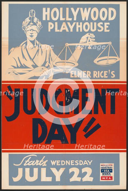 Judgment Day, Los Angeles, [193-]. Creator: Unknown.