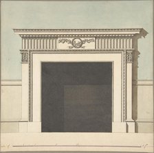 Design for a Chimneypiece, late 18th-early 19th century. Creator: John Yenn.