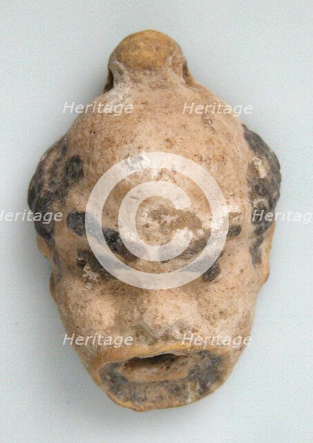 Head Pendant, Coptic, 4th-7th century. Creator: Unknown.