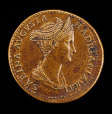 Sabina, died A.D. 136 or 137, Wife of Hadrian [obverse]. Creator: Giovanni da Cavino.
