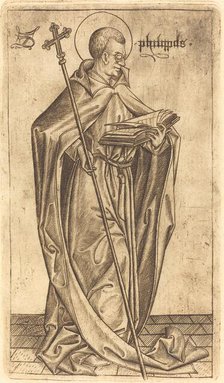 Saint Philip, c. 1470/1480. Creator: Israhel van Meckenem.