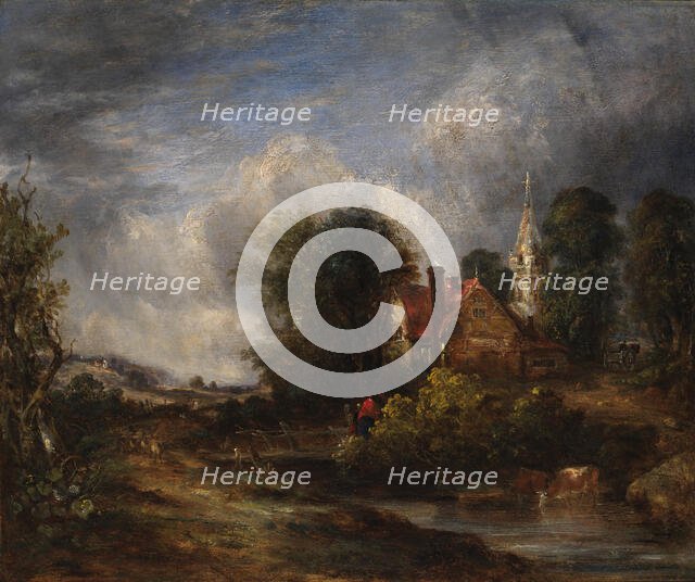 The Valley Farm, ca. 1826. Creator: Unknown.