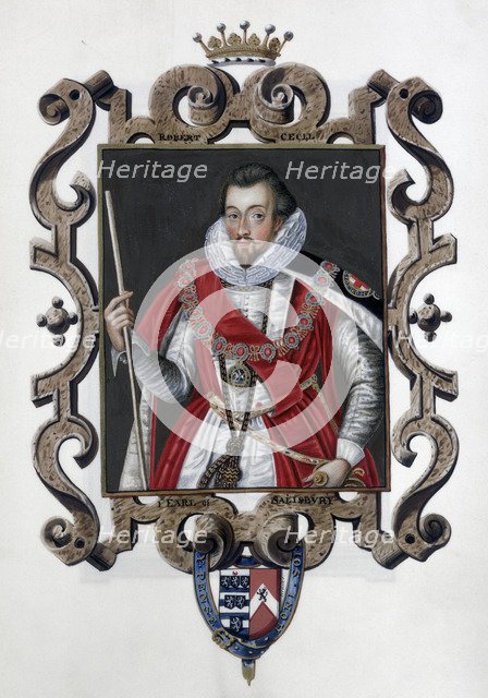 Robert Cecil, 1st Earl of Salisbury, English statesman, (1825). Artist: Sarah, Countess of Essex