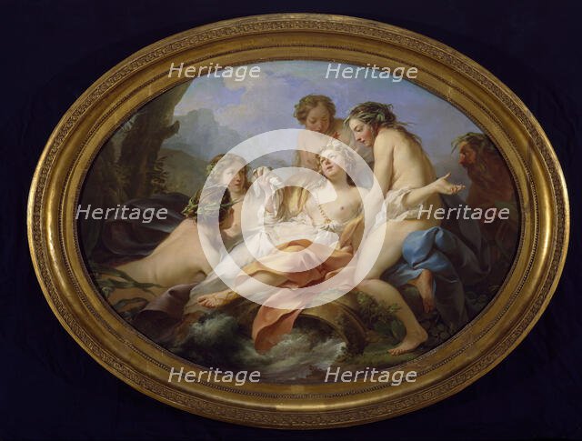 Psyche Rescued by Naiads, 1750.  Creator: Jean-Baptiste-Marie Pierre.