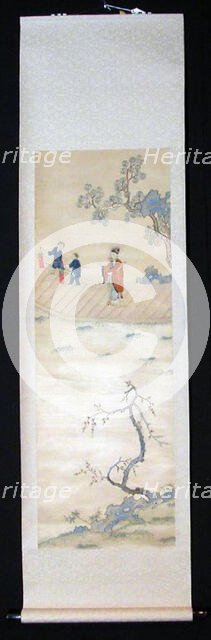 Scroll, China, Qing dynasty (1644-1911), c. 1720. Creator: Unknown.