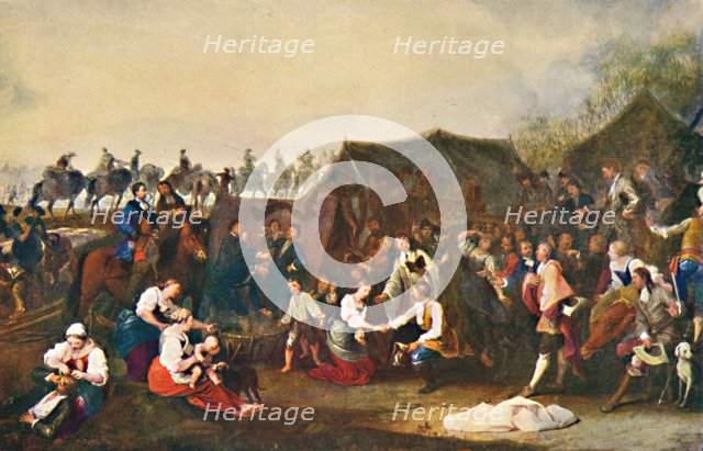 'A Wedding in Camp', c1850, (1903). Artist: Johann Moritz Rugendas.