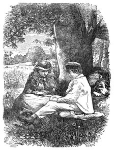 "Hacco, The Dwarf:" Maud and Robert, 1864. Creator: Swain.