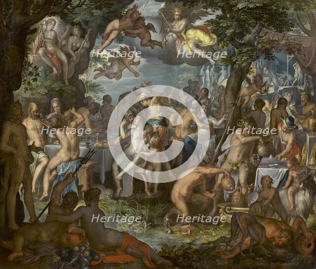 The Wedding Of Peleus And Thetis, 1612. Creator: Joachim Anthonisz Wtewael.