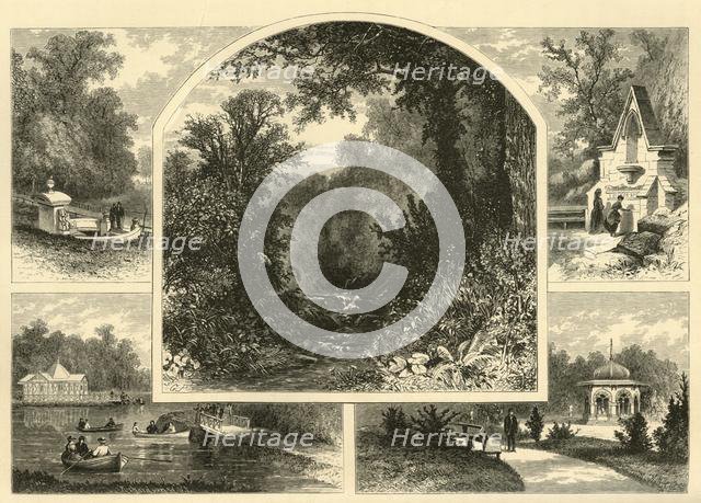 'Scenes in Druid Hill Park', 1874.  Creator: James H. Richardson.