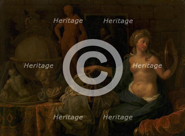 Vanitas, 1691-1727. Creator: Johann Sigismund Ebert.