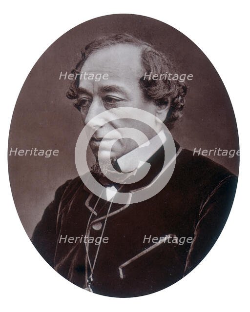 Benjamin Disraeli, Earl of Beaconsfield, Prime Minister, 1881. Creator: Lock & Whitfield.