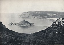 'Jersey - Portelet Bay and Janvrin Island', 1895. Artist: Unknown.